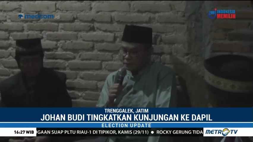 <i>Nyaleg</i>, Johan Budi Gencar Blusukan