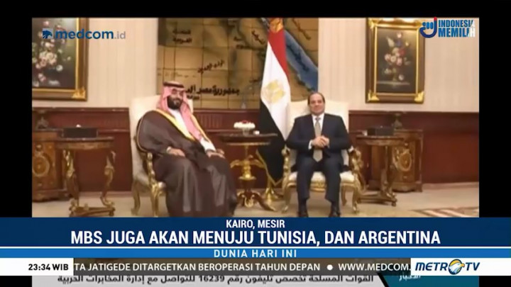 Putra Mahkota Arab Saudi Kunjungi Mesir
