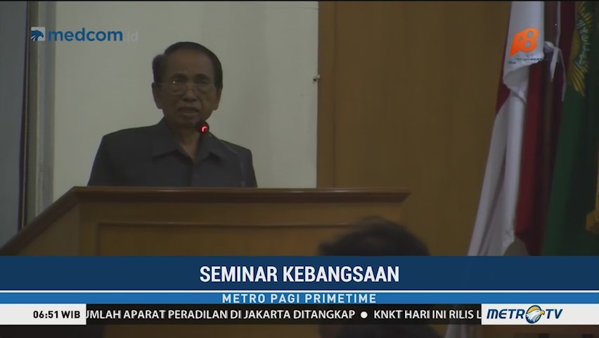 Sekretaris Jenderal MPR Gelar Seminar Kebangsaan