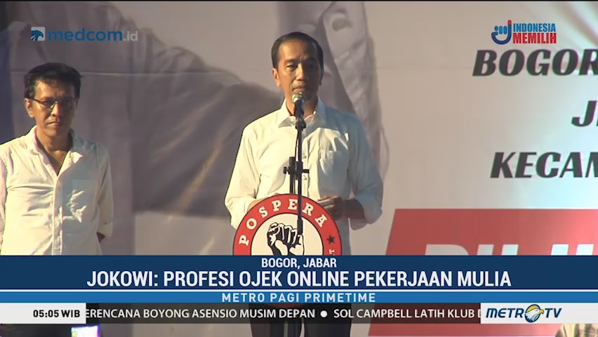 Jokowi: Profesi Ojek Online Pekerjaan Mulia