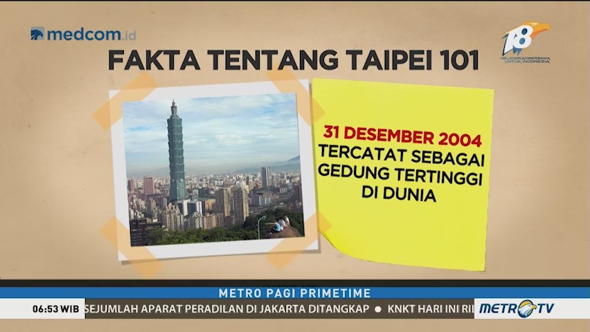 Melihat Pesona Taiwan dari Menara Taipei 101