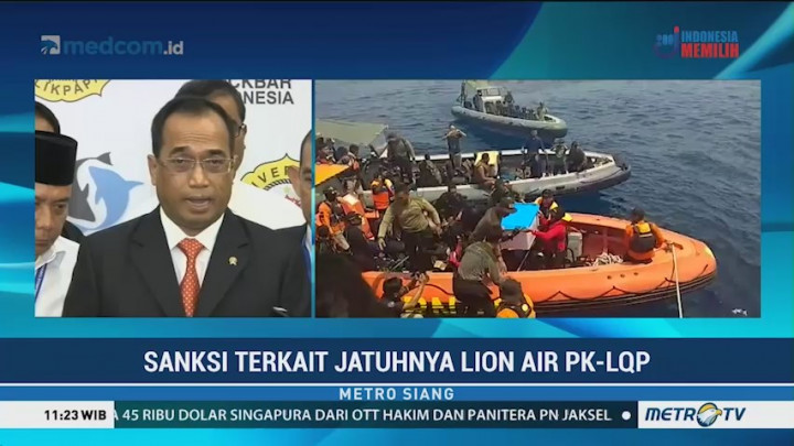 Sanksi Lion Air Tunggu Hasil Penyelidikan KNKT