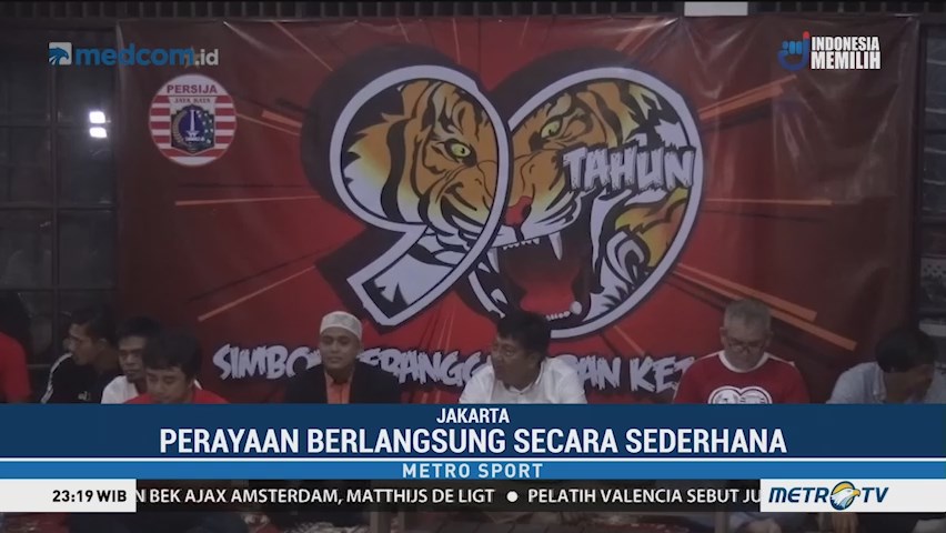 Persija Jakarta Rayakan HUT ke-90 Secara Sederhana