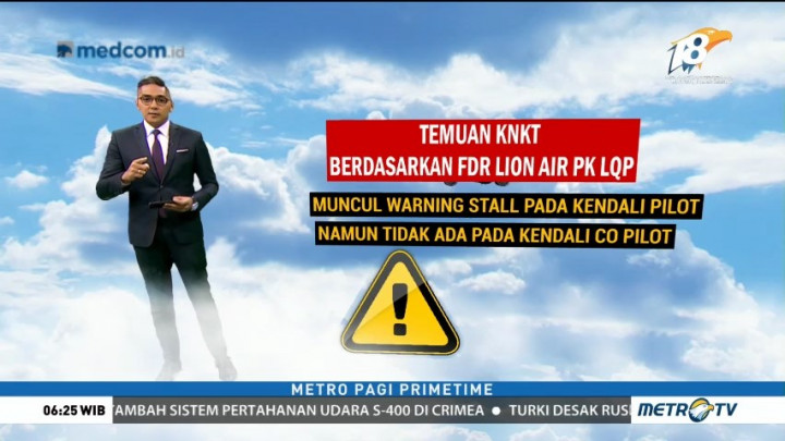 Penyebab Jatuhnya Lion Air JT610 Terkuak