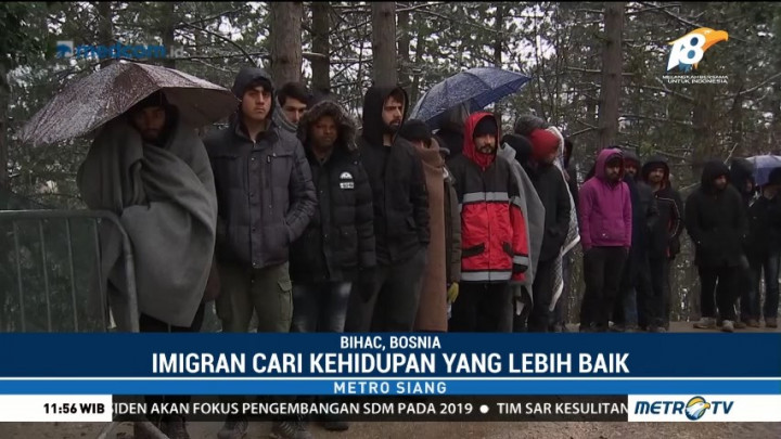 Kondisi Penampungan Imigran di Bosnia Memprihatinkan
