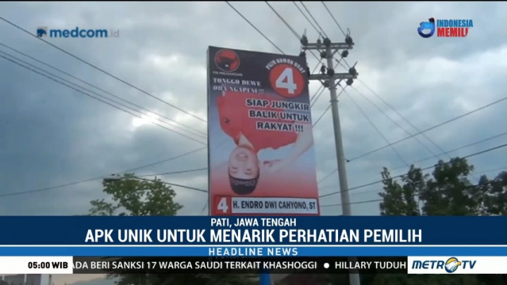 Seorang Caleg di Jateng Buat APK Unik untuk Menarik Perhatian Pemilih