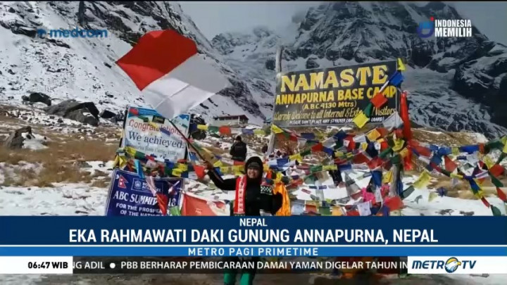 Wanita ASN Salatiga Sukses Taklukkan Gunung Annapurna Nepal
