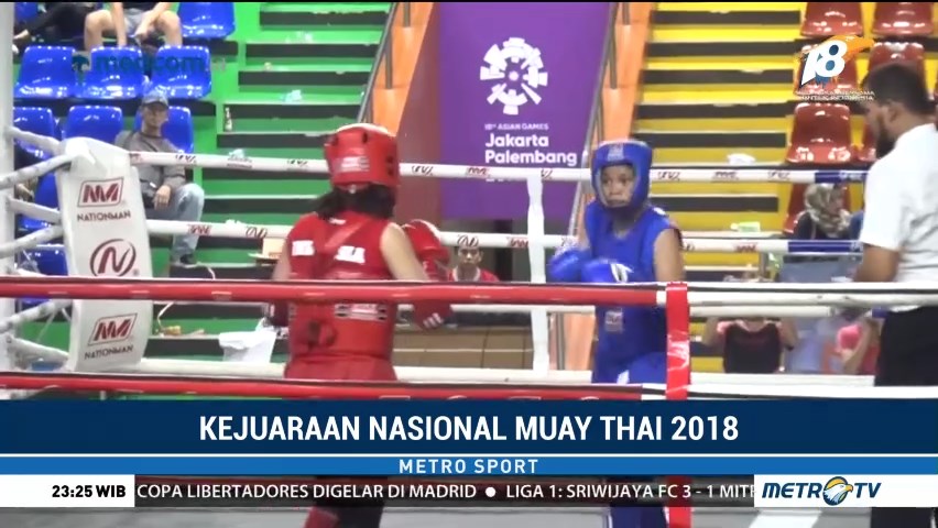 Kontingen Banten Juara Umum Kejurnas Muay Thai