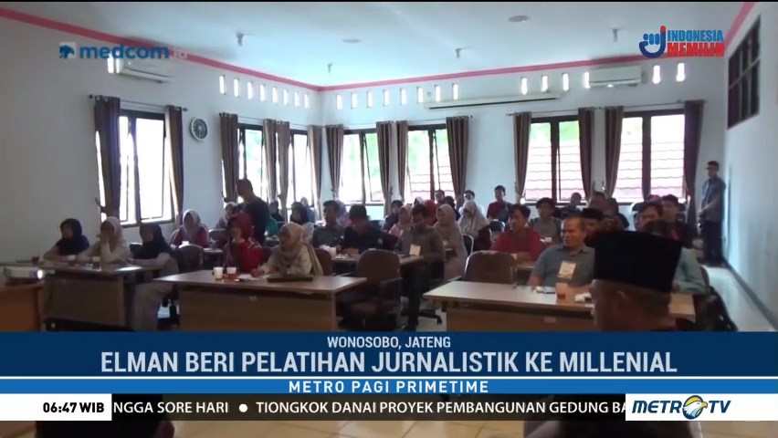 Media Group Gelar Pelatihan Jurnalistik Milenial di Wonosobo