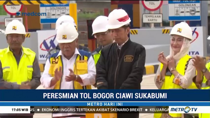 Jokowi Resmikan Tol Bogor-Ciawi-Sukabumi Seksi I