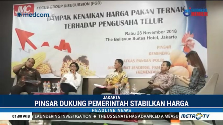 Pinsar Dukung Stabilisasi Harga Daging dan Telur