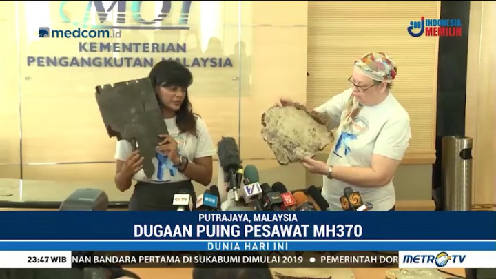 Puing Diduga Milik Pesawat MH370 Ditemukan di Madagaskar
