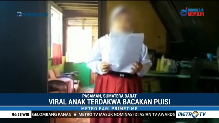 Viral Seorang Anak Bacakan Puisi untuk Ayahnya yang Terjerat Hukum