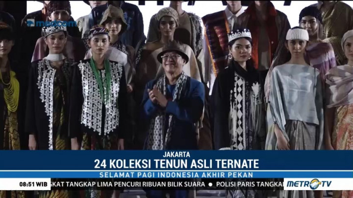 24 Koleksi Tenun Asli Ternate di Eco Fashion Week 2018