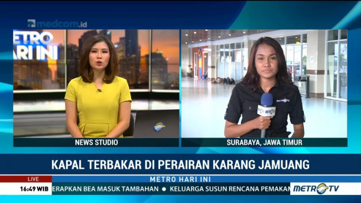 Enam Korban KM Gerbang Samudra yang Terbakar Dipulangkan