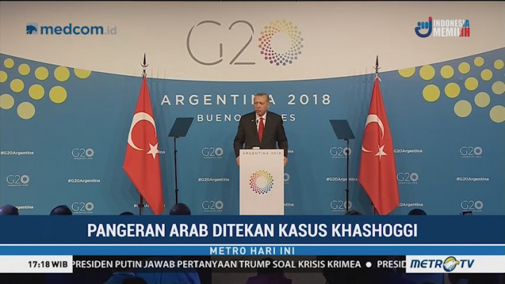 Pangeran Arab Ditekan soal Kasus Khashoggi di KTT G20