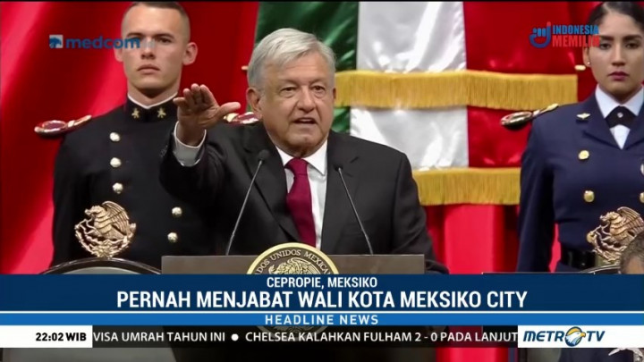 Lopez Obrador Dilantik Jadi Presiden Meksiko