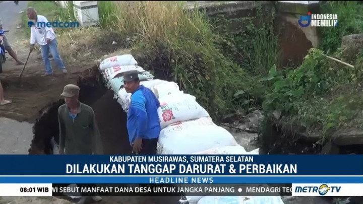 Jalan Lintas Provinsi di Kabupaten Musi Rawas Ambles