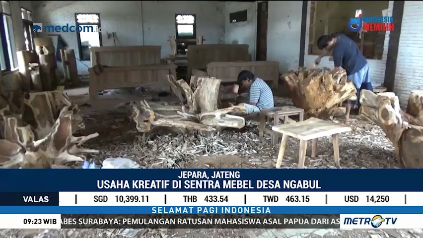 Kerajinan Unik Limbah Akar Kayu