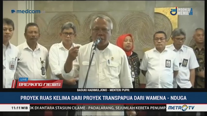 Konferensi Pers Kementerian PUPR Terkait Penembakan Puluhan Pekerja di Nduga