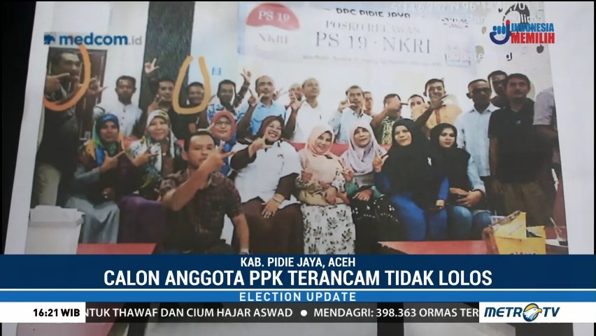 3 Calon Anggota PPK Pidie Jaya Diduga Masuk Timses