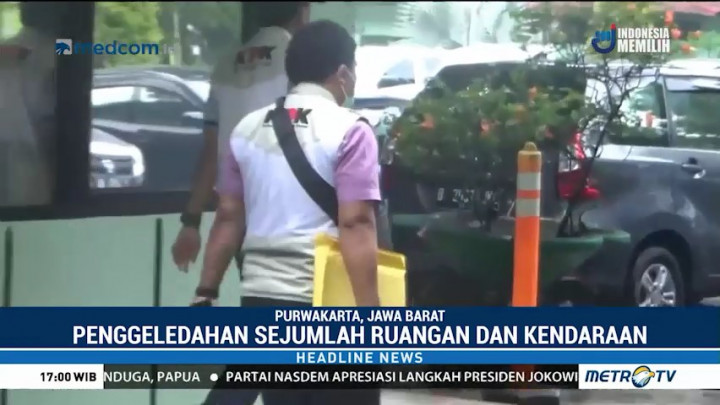 KPK Geledah Kantor Perum Jasa Tirta II Purwakarta