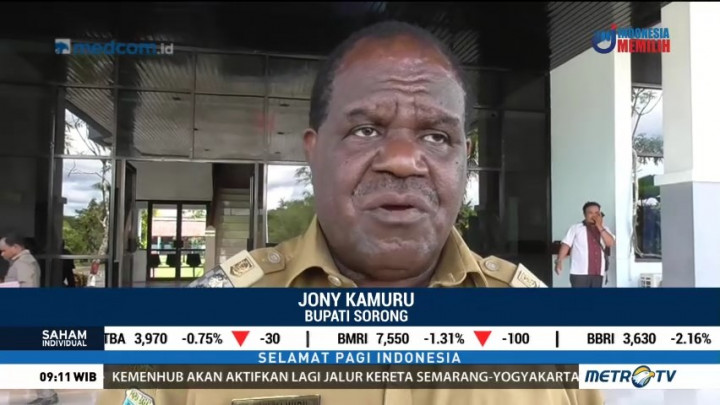 Bupati Sorong Apresiasi Pemerintah tak Hentikan Proyek Trans Papua