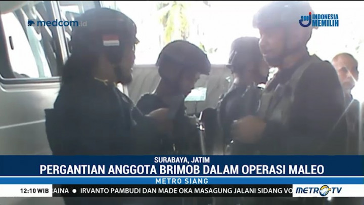 Polda Jatim Kirim Satu Kompi Brimob ke Papua
