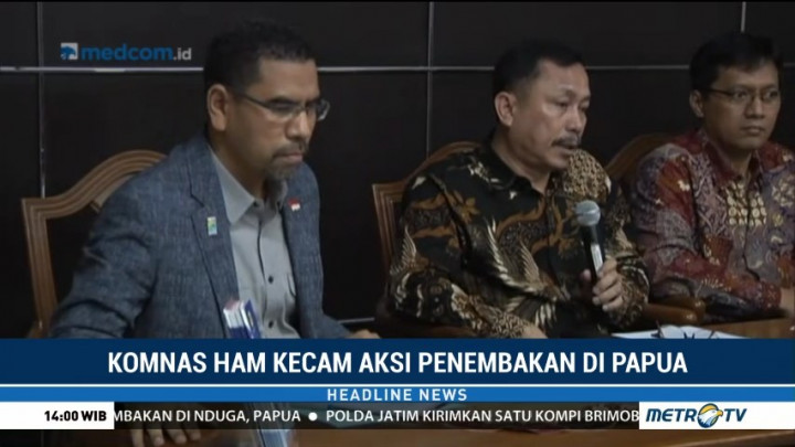 Komnas HAM Kecam Aksi Penembakan di Papua