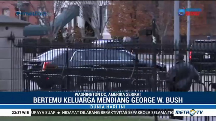 Trump Kunjungi Keluarga Bush