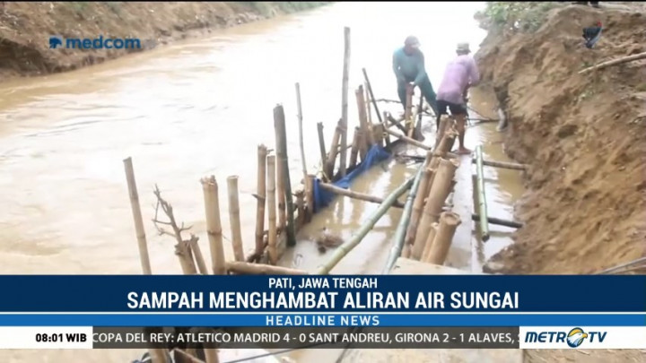 2 Titik Tanggul Sungai Guno di Pati Longsor