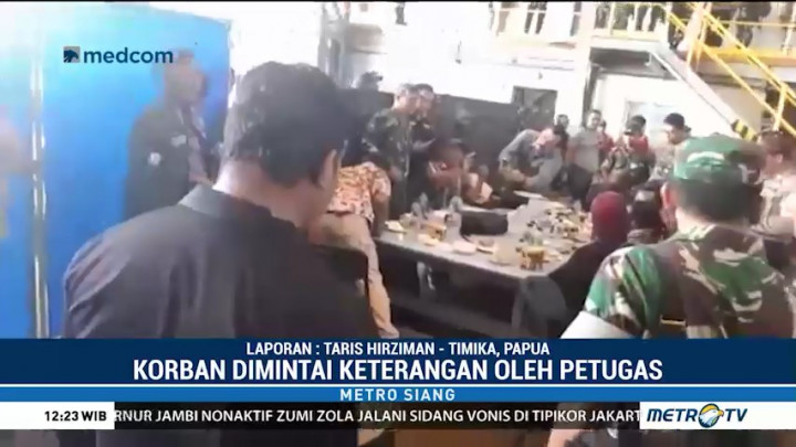 Korban Selamat Penembakan Dievakuasi di Bandara Timika