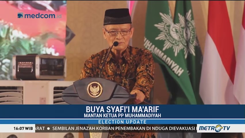Buya Syafii: Setop Tuduhan Presiden anti-Islam