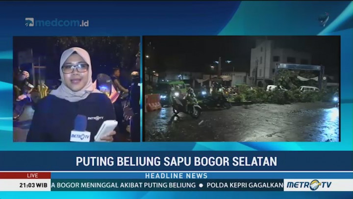 Bogor Disapu Puting Beliung, Puluhan Rumah Rusak