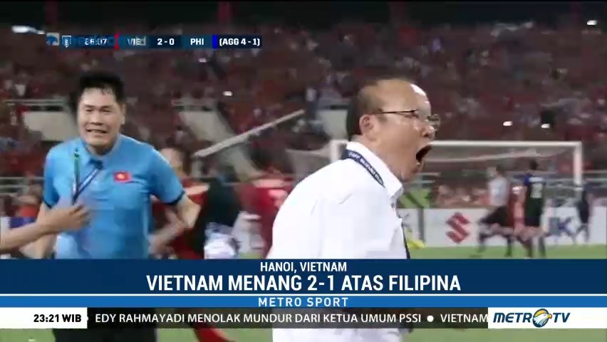 Vietnam Tantang Malaysia di Final Piala AFF 2018