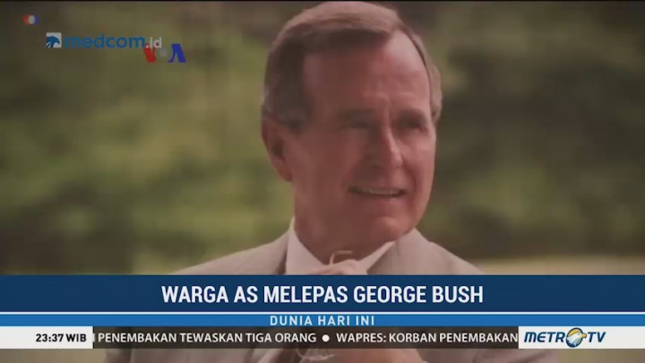 Warga AS Melepas George HW Bush