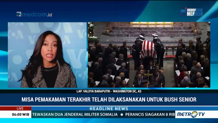 George Bush Dimakamkan di Texas Sore Ini