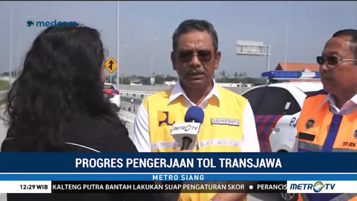 Tol Trans Jawa Diresmikan Akhir Tahun Ini