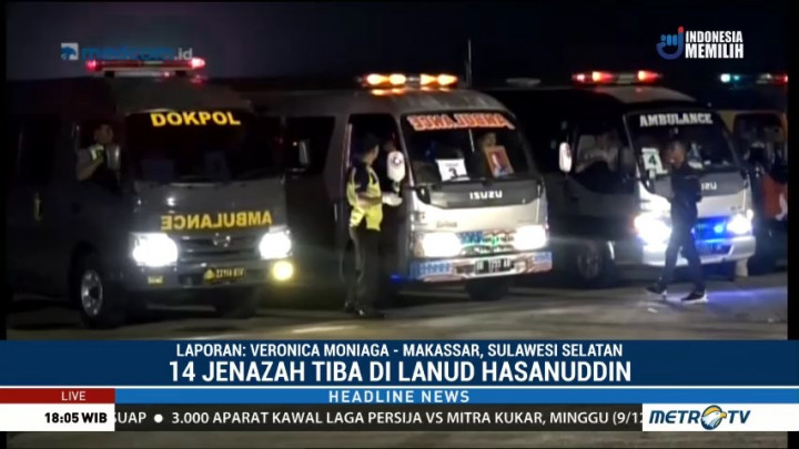 14 Jenazah Korban Penembakan KKB Papua Tiba di Makassar