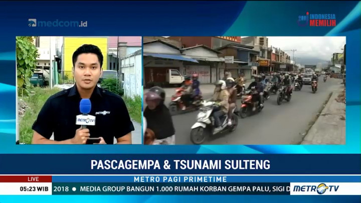 Palu, Sigi dan Donggala Berangsur Pulih