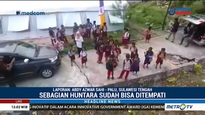 Sebagian Huntara di Sulteng Sudah Dihuni Pengungsi