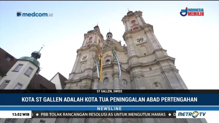 Mengunjungi Kota Tua St Gallen Swiss