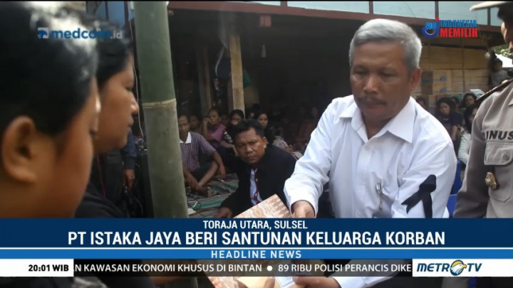 Istaka Karya Beri Santunan ke Keluarga Korban Penembakan di Papua