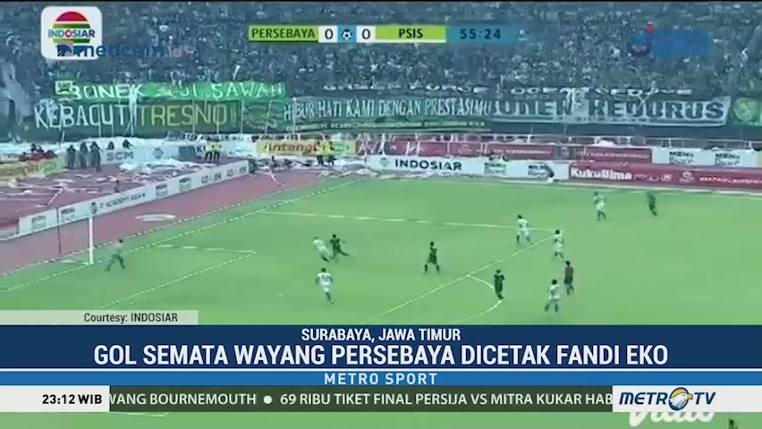 Persebaya Bawa Pulang Kemenangan di Laga Terakhir Liga 1