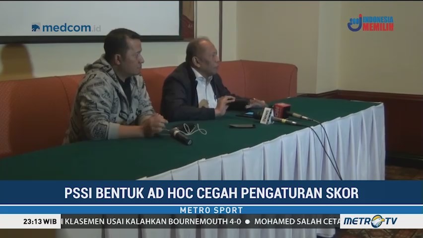 PSSI Bentuk Komite Ad-Hoc Cegah Praktik Pengaturan Skor