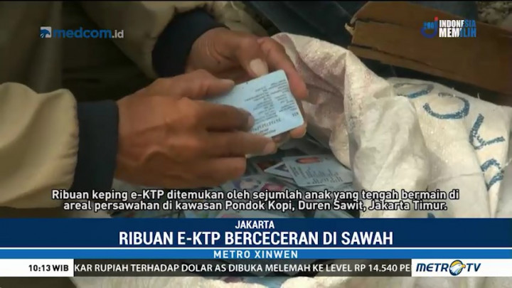Lagi, Ditemukan Ribuan KTP-el Tercecer