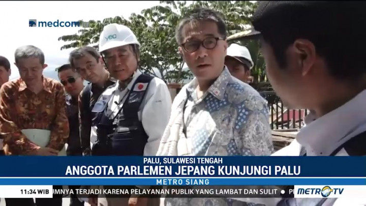 Anggota Parlemen Jepang Kunjungi Palu