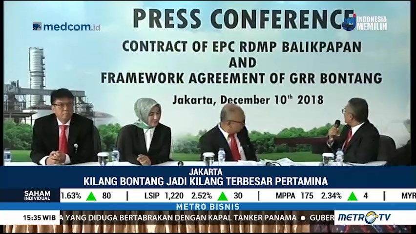 Pertamina Segera Garap Pembangunan 2 Kilang di Kalimantan