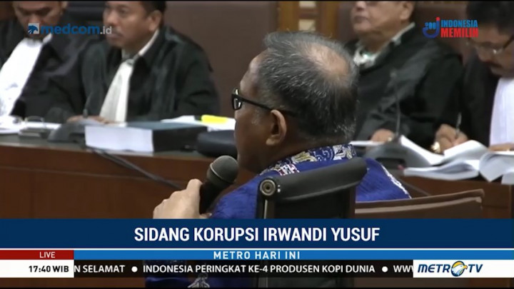Plt Gubernur Aceh Bersaksi di Sidang Irwandi Yusuf