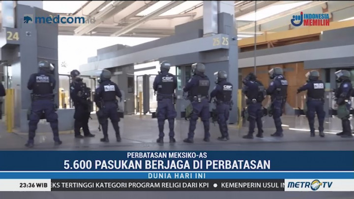 5.600 Pasukan Berjaga di Perbatasan Meksiko-AS